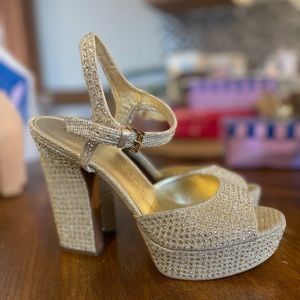 Michael Kors Gold Sequin Herl